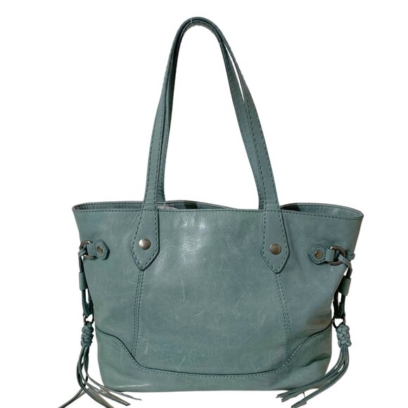 FRYE Light Blue Tote Bag - Picture 1 of 3